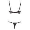 Ensemble soutien-gorge demi seins a armatures et string - R2221098