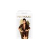 Peignoir et ceinture satinée Noir Sweet retreat - PH0093BLK