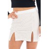 Jupe courte blanche Cassandra - LSL3-SWHT