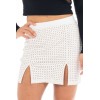 Jupe courte blanche Cassandra - LSL3-SWHT