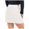 Jupe courte blanche Cassandra - LSL3-SWHT
