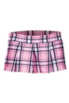 Mini-jupe plissée rose style ecossais - ML25074PNK