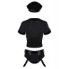Police set Costume 6 pièces - Noir