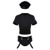 Police set Costume 6 pièces - Noir