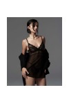 Perisia babydoll et string - Noirs