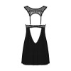 Donna Dream babydoll et String - Noire