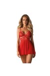 838-BAB-3 Babydoll - Rouge