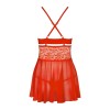 838-BAB-3 Babydoll - Rouge