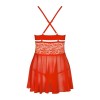 838-BAB-3 Babydoll - Rouge
