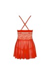 838-BAB-3 Babydoll - Rouge