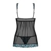 Amanta Babydoll - Noir et Turquoise