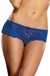Shorty ouvert bleu court en dentelle - DG7177SAP