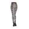 Leggings gris fashion imprimé touches de piano - MH35817GYB