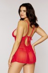 Nuisette et string rouge - DG12701RED