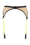 Porte-jarretelles chair et fluo V-10142 - Axami