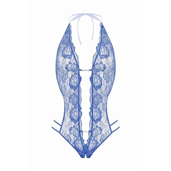 Body string ouvert Renee bleu - Christine