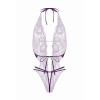 Body string ouvert Renee violet - Christine