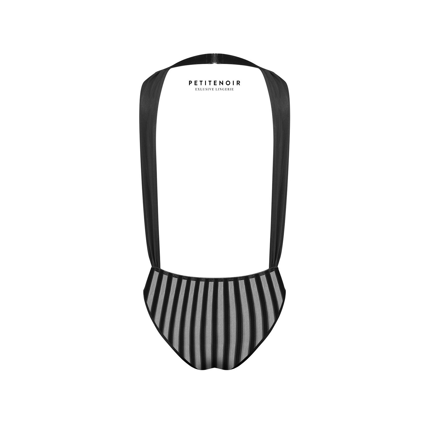 Body fendu tulle et rayures