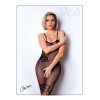 Bodystocking résille noire avec fine bretelles - Le Numéro 6 - Collection Bodystocking - CM99006