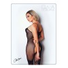 Bodystocking résille noire avec fine bretelles - Le Numéro 6 - Collection Bodystocking - CM99006
