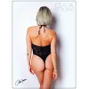 Body effet string sexy noir en résille - Le Numéro 4 - Collection Body - CM98005
