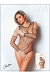 Body noire fine résille - Le Numéro 3 - Collection Body - CM98004