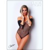Body noir avec manches 3/4 - Le Numéro 2 - Collection Strass - CM98003