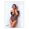 Body noir avec manches 3/4 - Le Numéro 2 - Collection Strass - CM98003