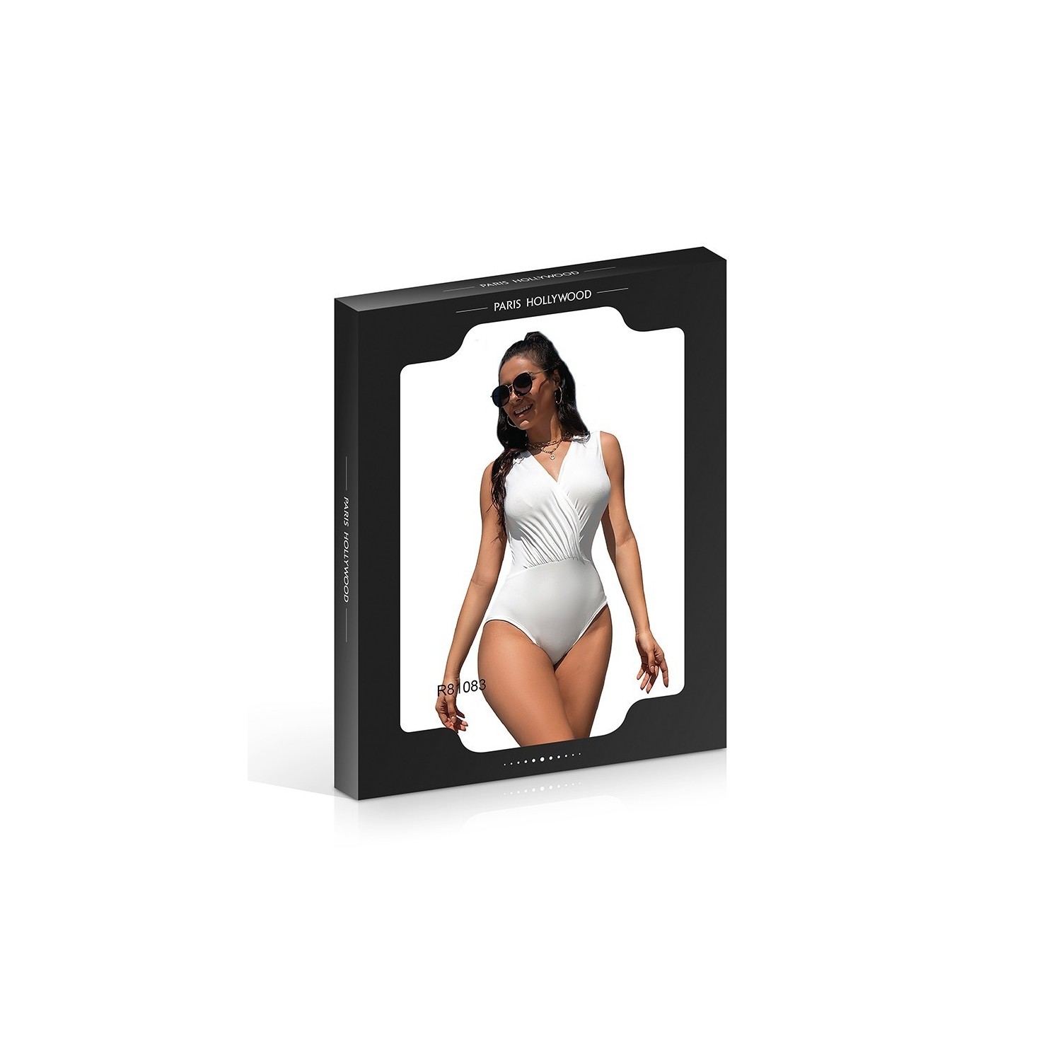 Body moulant blanc - Paris Hollywood