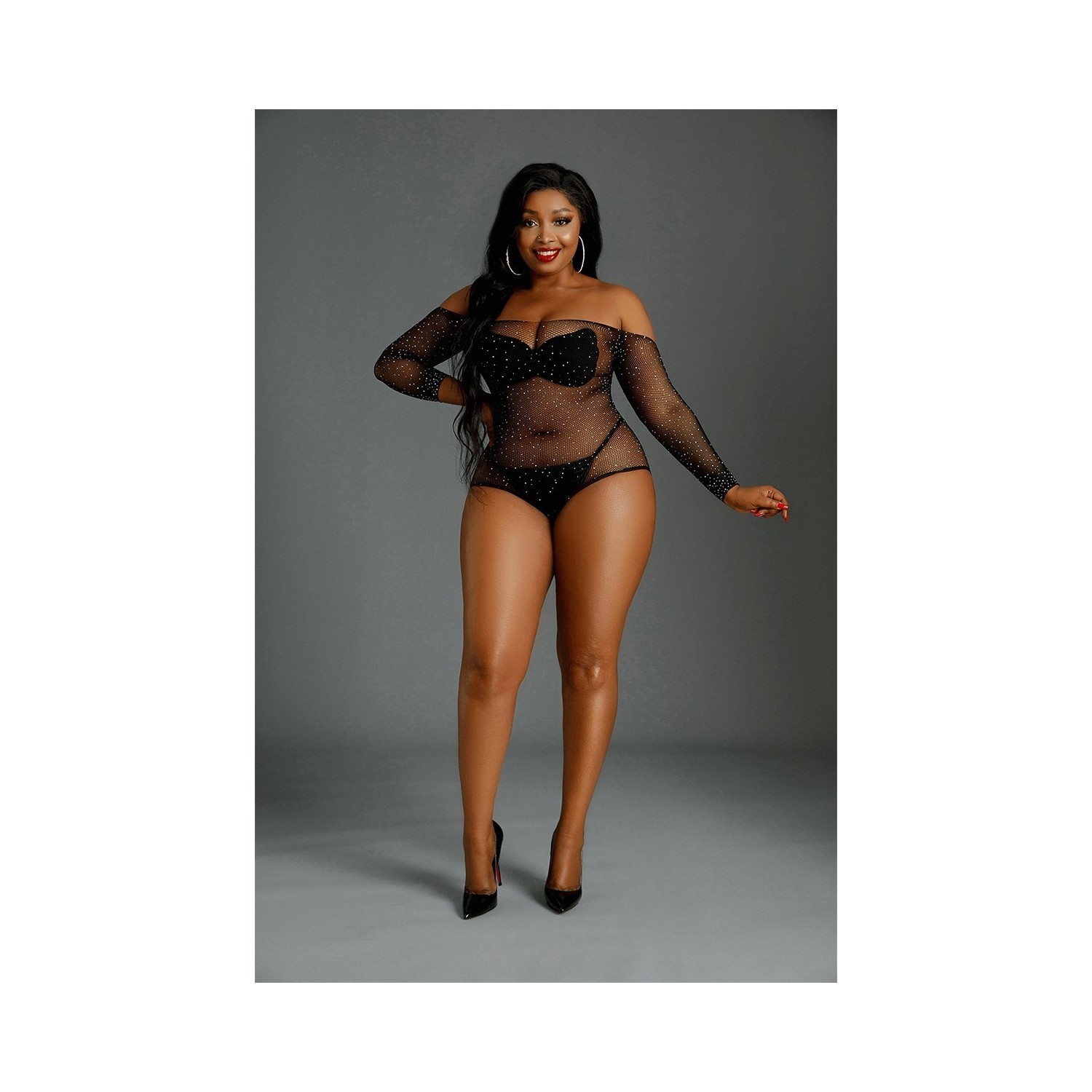 Body résille N°09 Queen Size - Moonlight