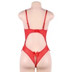 Body rouge ouvert - Paris Hollywood