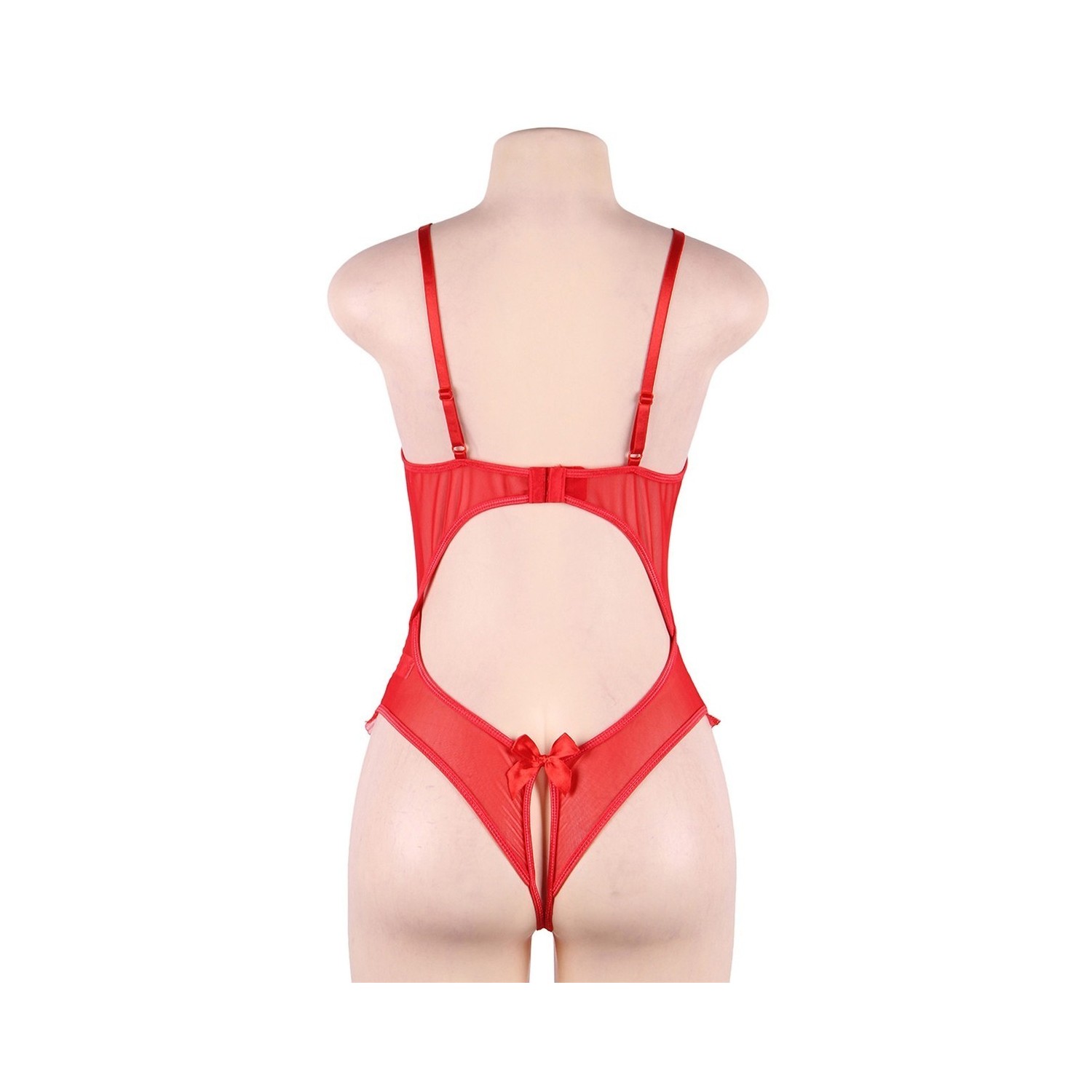 Body rouge ouvert - Paris Hollywood