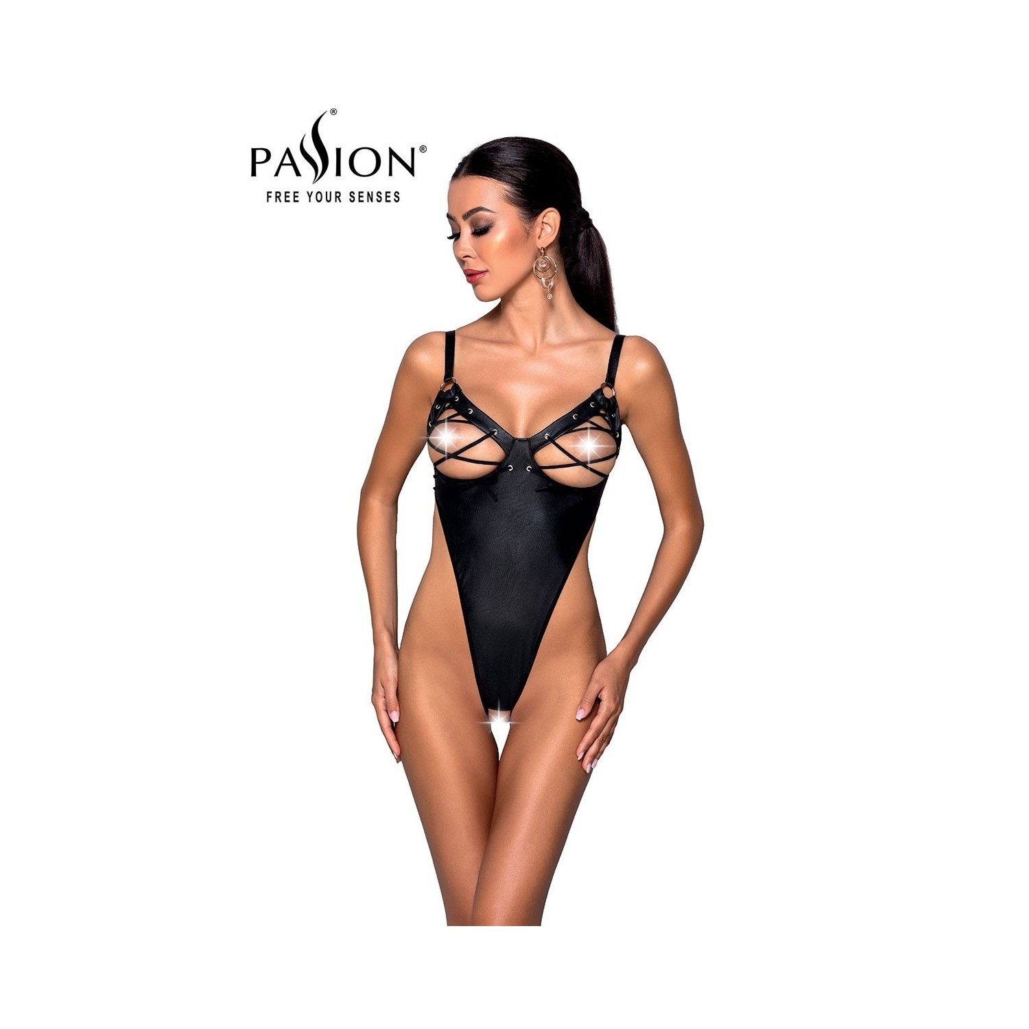 Body ouvert lacé Céline - Passion