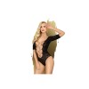 Body noir manche trois quart Salute me - PH0114BLK