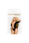 Body noir manche trois quart Salute me - PH0114BLK