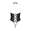 Body ouvert faux cuir Nancy - Passion