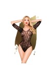 Body manche trois quart noir Midnight visit - PH0104BLK