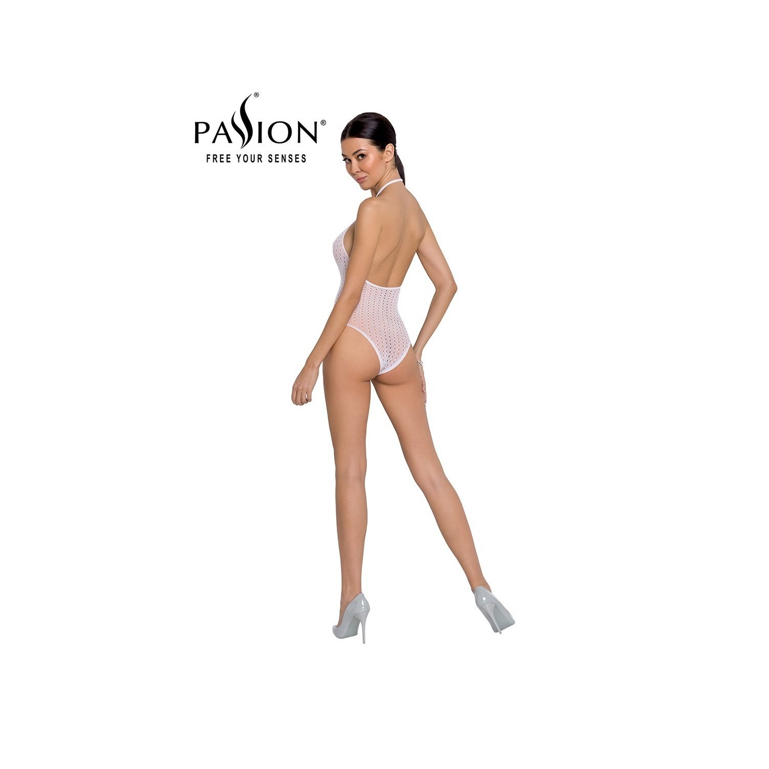 Body string résille BS088 - Blanc
