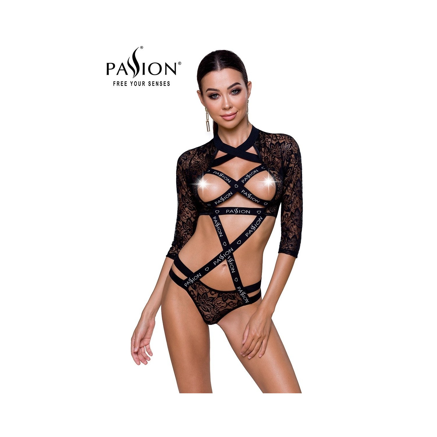 Body Leticia seins nus - Noir