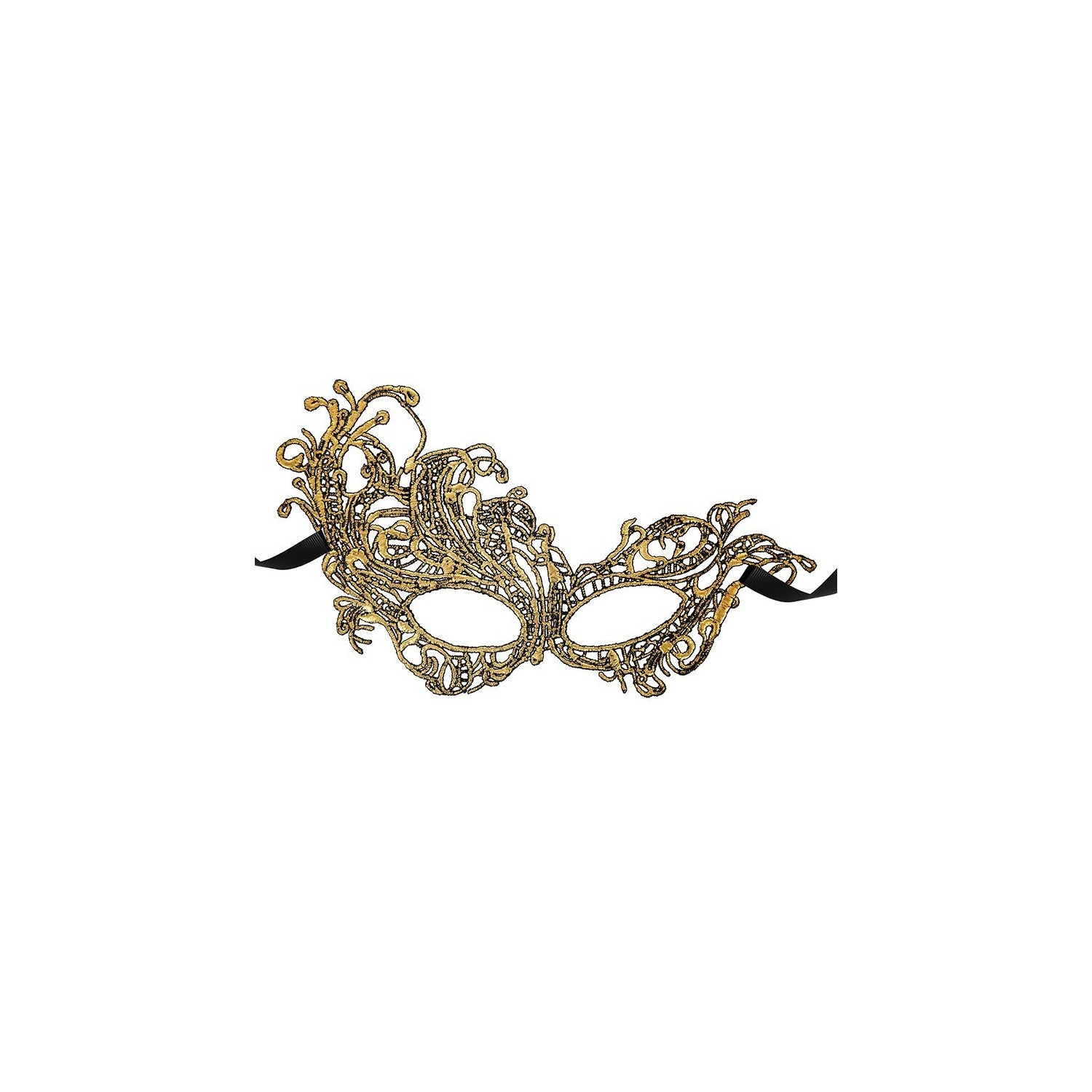 Loup broderie souple Aurore doré