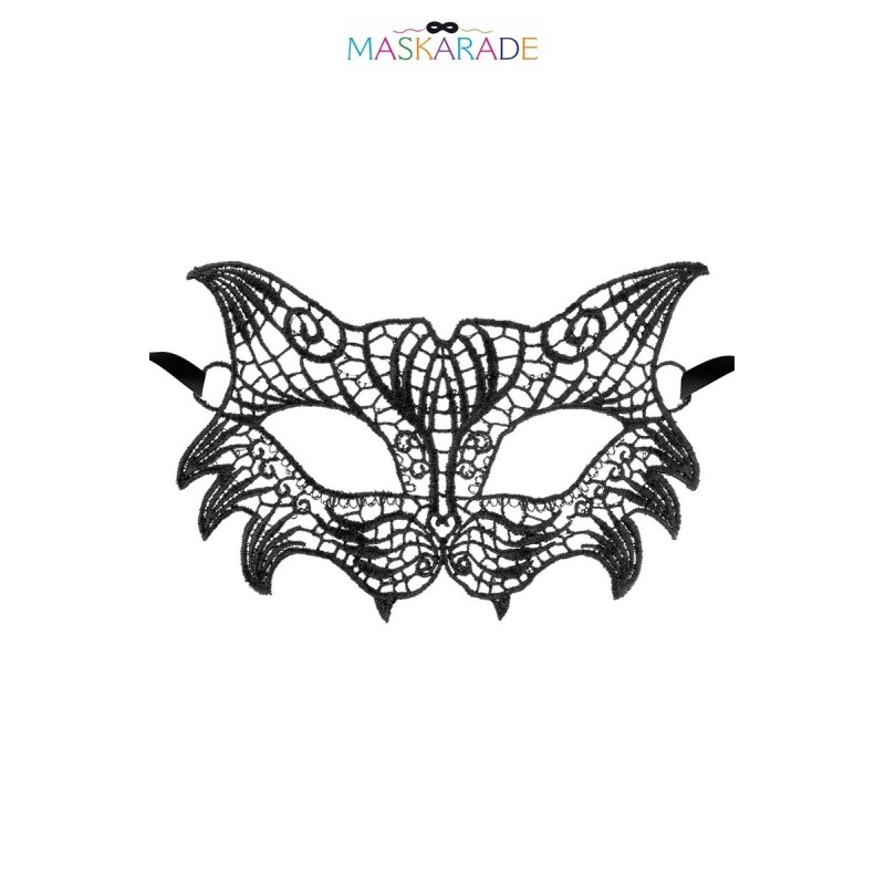 Loup broderie souple Nuit