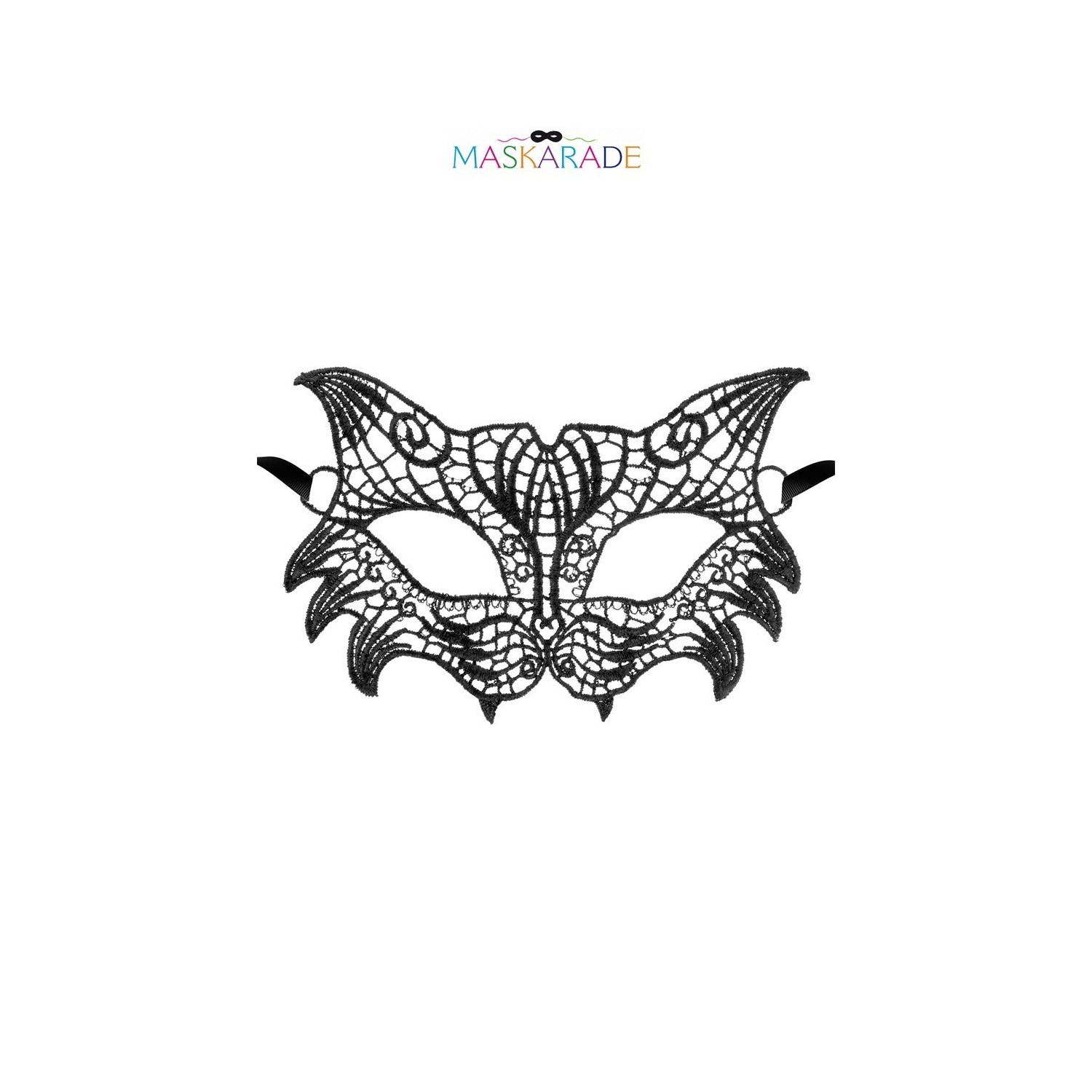 Loup broderie souple Nuit