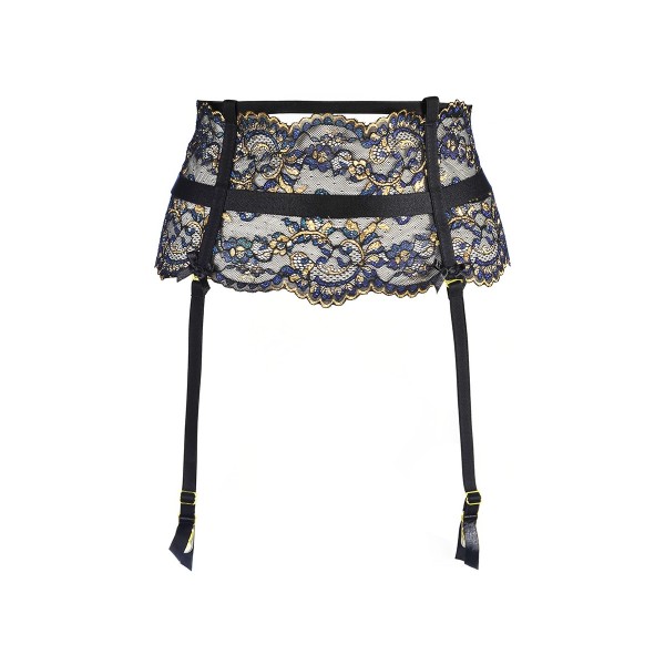 Porte-jarretelles dentelle Noir V-10362 - Axami