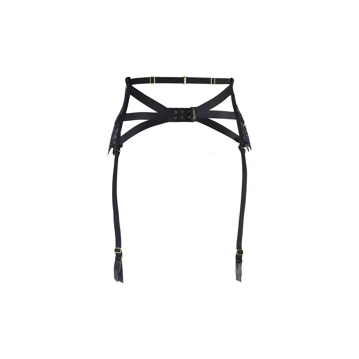 Porte-jarretelles dentelle Noir V-10362 - Axami