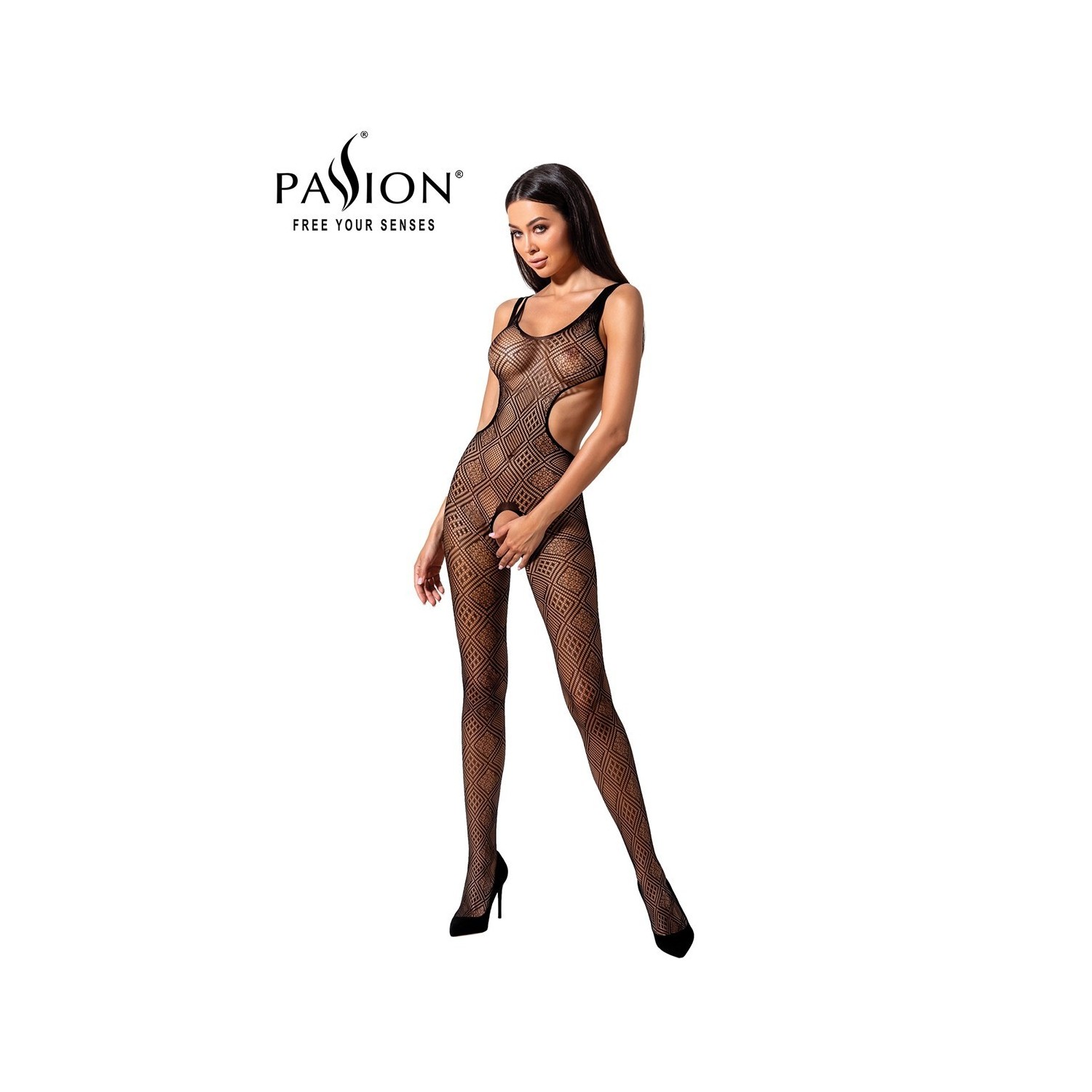 Combinaison résille BS085 - Noir