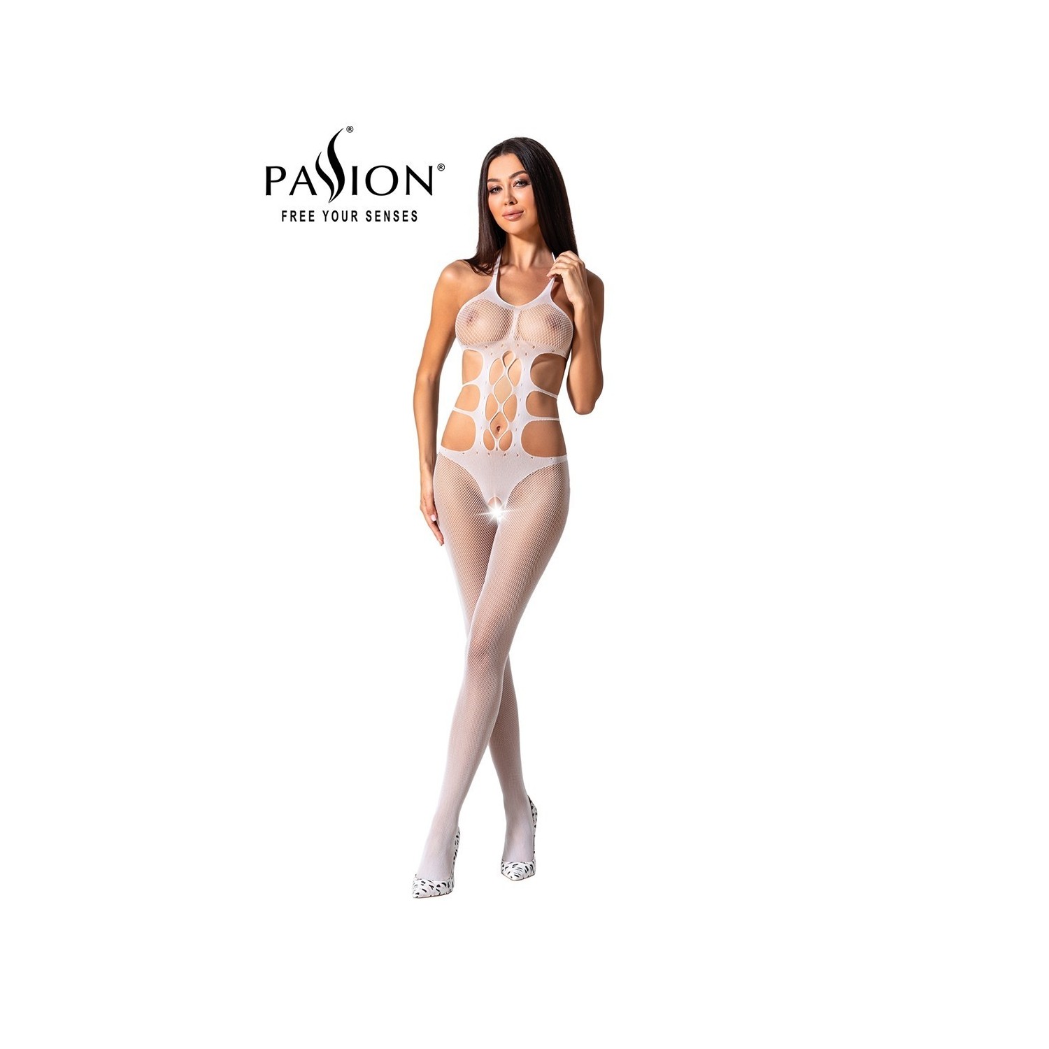 Combinaison résille BS084 - Blanc