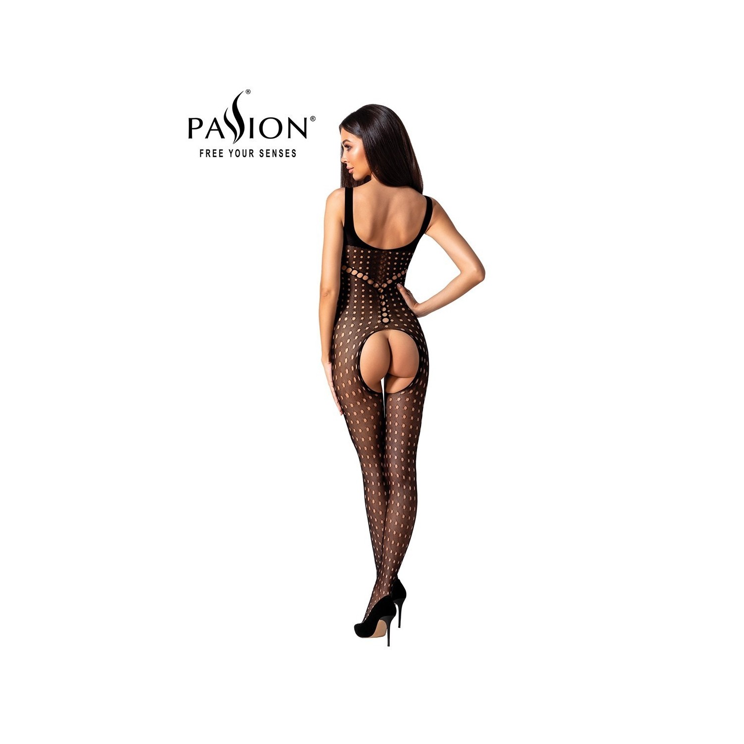 Combinaison résille BS078 - Noir