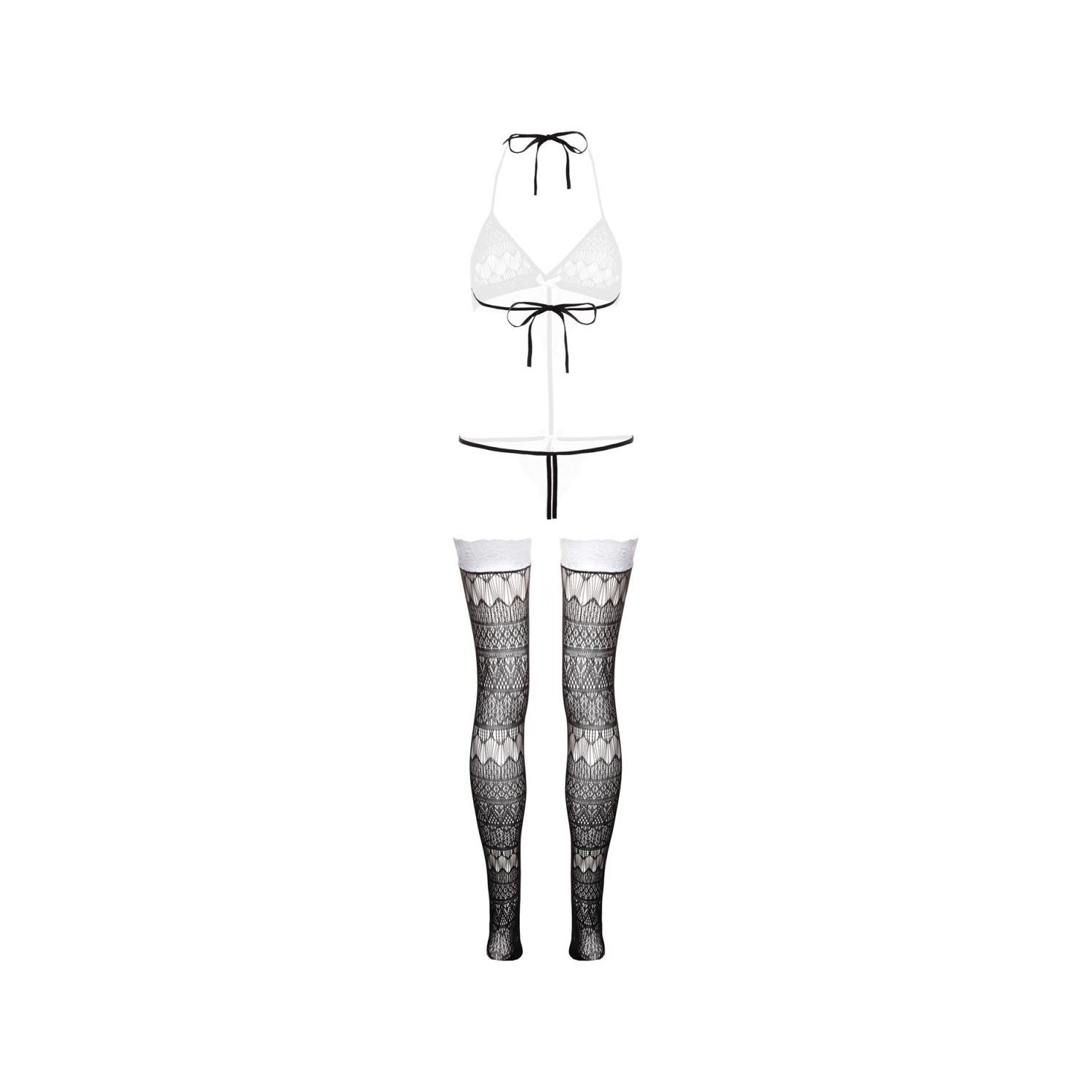 Ensemble body ouvert Izabella - Christine