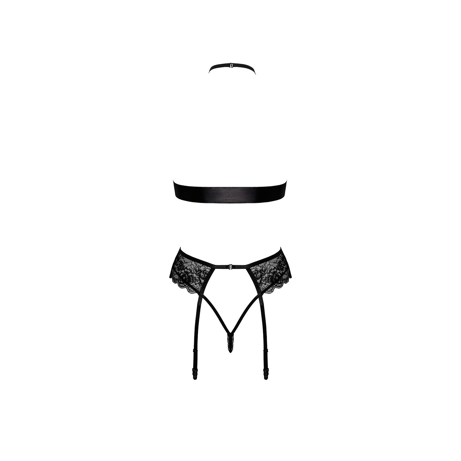 Ensemble Bondage Black Set 4 pièces Kiss 244 - Kissable
