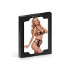 Ensemble ouvert soutien-gorge string et porte-jaretelles